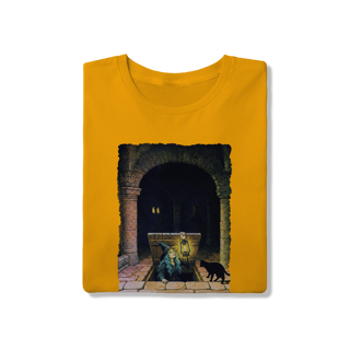 Nome do produto Camiseta Unissex - Bruxa saindo do alçapão