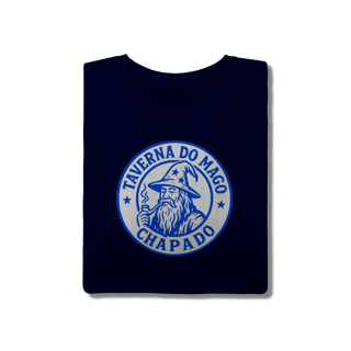 Nome do produto Camiseta Unissex - Logo Alternativo | Taverna do Mago Chapado