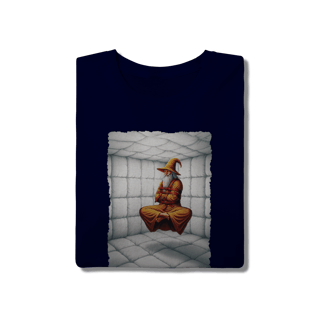 Nome do produto Camiseta Unissex - Jamelão Meditando com Camisa de Força