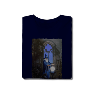 Nome do produto Camiseta Unissex – Mago azul: transcendendo ou enlouquecendo ?