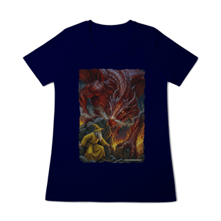 Nome do produto Camiseta Baby Long - Jamelão Vs Dragão