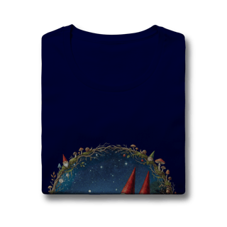 Nome do produto Camiseta Baby Long - Casal de gnomos cavalgando