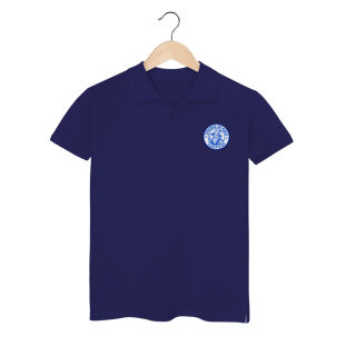 Nome do produto Camiseta Feminina Polo Básica - Logo Alternativo | Taverna do Mago Chapado