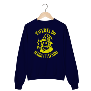 Nome do produto Moletom Prime Fechado - Logo Grunge | Taverna do Mago Chapado