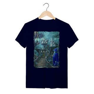 Nome do produto Camiseta Unissex - Mago visitando os elfos da floresta