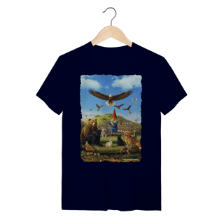 Nome do produto Camiseta Unissex - Gnomo encantador de animais