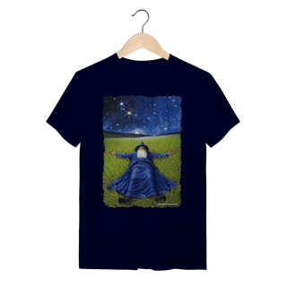 Nome do produto Camiseta Unissex – O Mago sob a Noite Estrelada