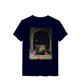 Nome do produto Camiseta Unissex - Bruxa saindo do alçapão