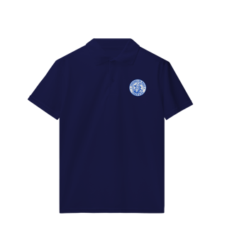 Nome do produto Camiseta Masculina Polo Básica - Logo Alternativo | Taverna do Mago Chapado