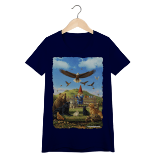 Nome do produto Camiseta Baby Long - Gnomo encantador de animais