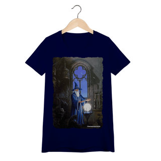 Nome do produto Camiseta Baby Long - Mago azul: transcendendo ou enlouquecendo ?