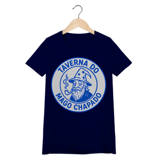 Nome do produto Camiseta Baby Long - Logo Clássico | Taverna do Mago Chapado