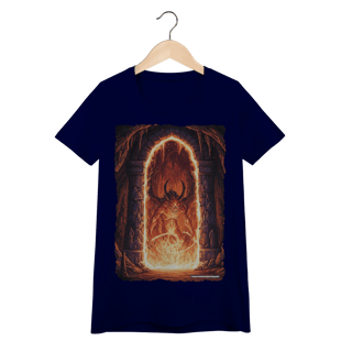 Nome do produto Camiseta Baby Long - Demônio do mundo antigo