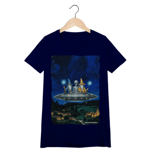 Nome do produto Camiseta Baby Long -  Turismo Ufológico