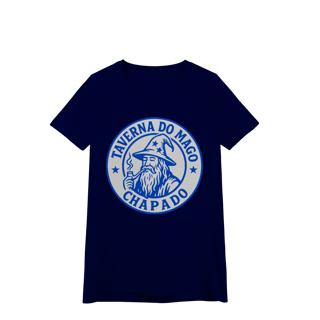 Nome do produto Camiseta Baby Long - Logo Alternativo | Taverna do Mago Chapado