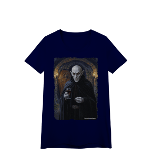 Nome do produto Camiseta Baby Long - Vampiro medieval
