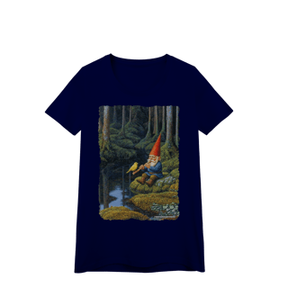 Nome do produto Camiseta Baby Long - Gnomo flautista