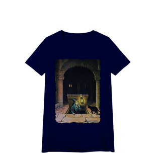 Nome do produto Camiseta Baby Long - Bruxa saindo do alçapão