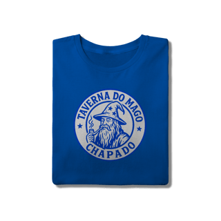 Nome do produto Camiseta Unissex - Logo Alternativo | Taverna do Mago Chapado