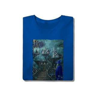 Nome do produto Camiseta Unissex - Mago visitando os elfos da floresta