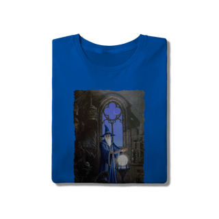 Nome do produto Camiseta Unissex – Mago azul: transcendendo ou enlouquecendo ?