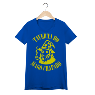 Nome do produto Camiseta Baby Long - Logo Grunge | Taverna do Mago Chapado