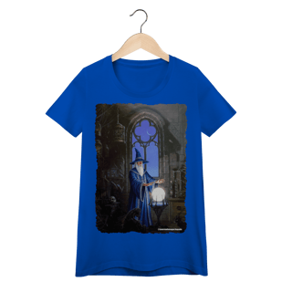 Nome do produto Camiseta Baby Long - Mago azul: transcendendo ou enlouquecendo ?