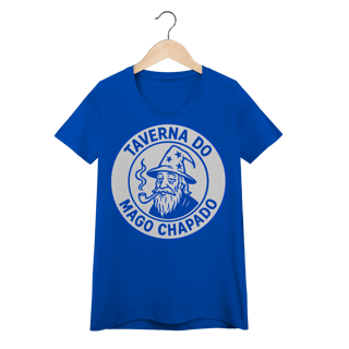 Nome do produto Camiseta Baby Long - Logo Clássico | Taverna do Mago Chapado