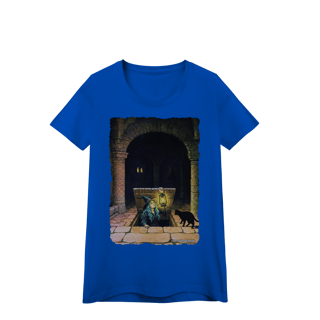 Nome do produto Camiseta Baby Long - Bruxa saindo do alçapão