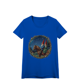 Nome do produto Camiseta Baby Long - Casal de gnomos cavalgando