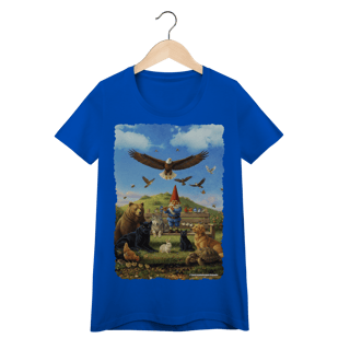 Nome do produto Camiseta Baby Long - Gnomo encantador de animais