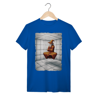 Nome do produto Camiseta Unissex - Jamelão Meditando com Camisa de Força