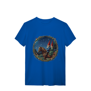 Nome do produto Camiseta Unissex - Casal de gnomos cavalgando
