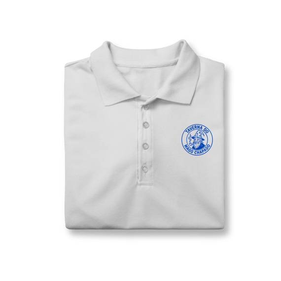 Camiseta Feminina Polo Básica - Logo Clássico | Taverna do Mago Chapado
