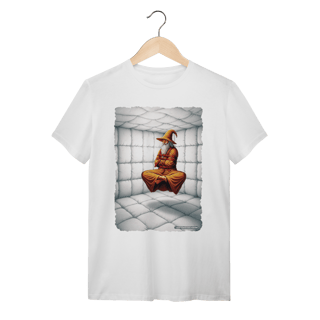 Camiseta Unissex - Jamelão Meditando com Camisa de Força