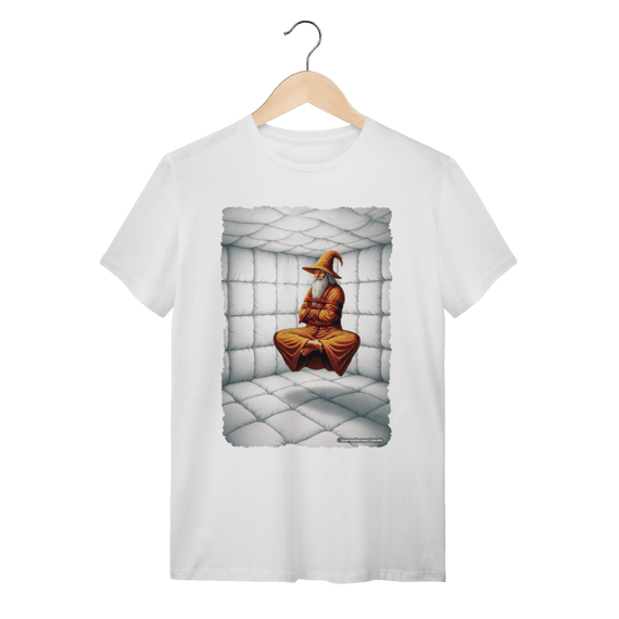 Camiseta Unissex - Jamelão Meditando com Camisa de Força