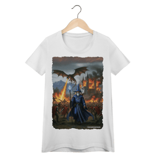 Camiseta Baby Long - Mago dizendo não à batalha