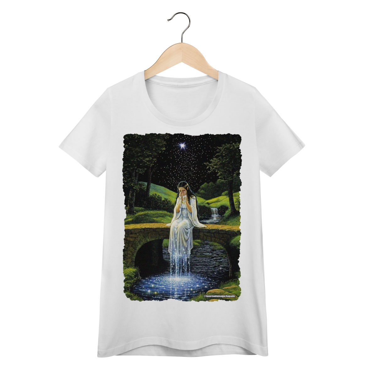 Nome do produto: Camiseta Baby Long - Elfa dengosa