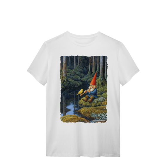 Camiseta Unissex - Gnomo flautista