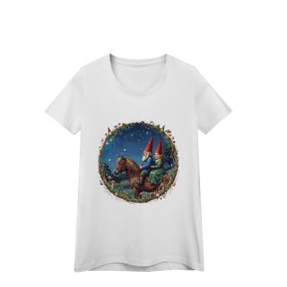 Nome do produto Camiseta Baby Long - Casal de gnomos cavalgando