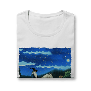 Nome do produto Camiseta Baby Long - Mago e Elfa