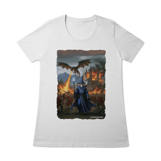 Nome do produto Camiseta Baby Long - Mago dizendo não à batalha