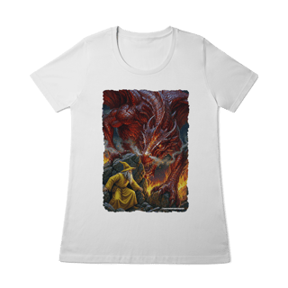 Nome do produto Camiseta Baby Long - Jamelão Vs Dragão