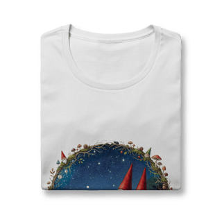 Nome do produto Camiseta Baby Long - Casal de gnomos cavalgando