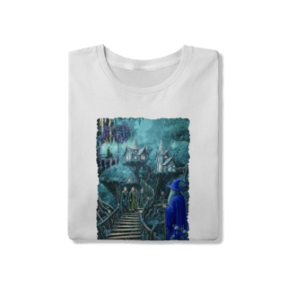 Nome do produto Camiseta Unissex - Mago visitando os elfos da floresta