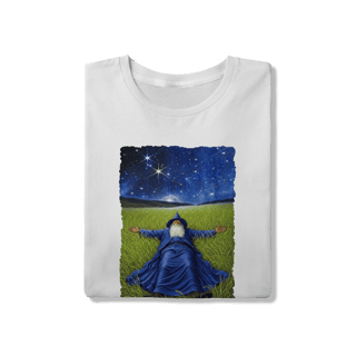 Nome do produto Camiseta Unissex – O Mago sob a Noite Estrelada