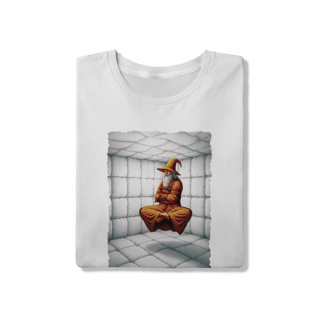 Nome do produto Camiseta Unissex - Jamelão Meditando com Camisa de Força