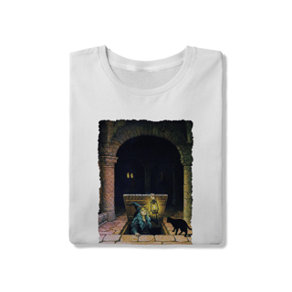 Nome do produto Camiseta Unissex - Bruxa saindo do alçapão