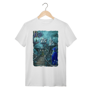 Nome do produto Camiseta Unissex - Mago visitando os elfos da floresta