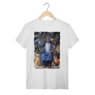 Nome do produto Camiseta Unissex - Mago azul amigo dos animais